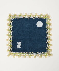 UNITED ARROWS ＜近沢レース店＞お月見 ハンカチ ユナイテッドアローズ ファッション雑貨 ハンカチ・ハンドタオル ネイビー