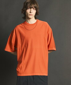 【SALE／30%OFF】MAISON SPECIAL 《ユニセックスアイテム》28GハイデンシティプライムオーバーニットTシャツ【MAISON SPECIAL/メゾンスペシャル】 メゾンスペシャル トップス カットソー・Tシャツ ブラック イエロー グレー ホワイト オレンジ【送料無料】