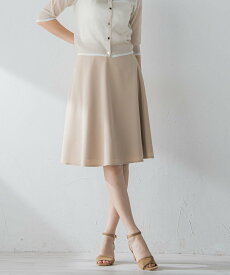 ketty 【New Desigh】美シルエットフレアスカート≪洗濯機で洗える≫ ケティ スカート その他のスカート ベージュ ホワイト ブラック ネイビー グレー【送料無料】