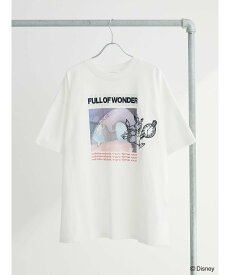 Green Parks アリス/グラフィックTEE 24SS/Disney グリーンパークス トップス カットソー・Tシャツ ホワイト【送料無料】