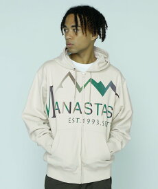 【SALE／40%OFF】MANASTASH MANASTASH/マナスタッシュ/LARGE LOGO FULL ZIP HOODIE マナスタッシュ トップス パーカー・フーディー ホワイト ブラック ネイビー【送料無料】