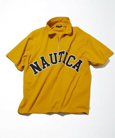 【SALE／40%OFF】NAUTICA Arch Logo Half Zip S/S Tee フリークスストア トップス カットソー・Tシャツ ホワイト グレー ブラック イエロー グリーン ネイビー【送料無料】