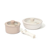 Francfranc GO TABLE 鍋・フライパン ベーシック5点セット グレー フランフラン 食器・調理器具・キッチ…