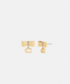 COACH OUTLET 【公式】シグネチャー ボウ スタッド ピアス コーチ　アウトレット アクセサリー・腕時計 ピアス ゴールド【送料無料】