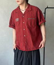 ワッペンドビー半袖開襟シャツ