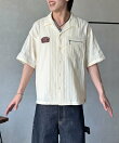 ワッペンドビー半袖開襟シャツ