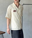 ワッペンドビー半袖開襟シャツ