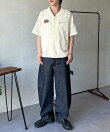 ワッペンドビー半袖開襟シャツ