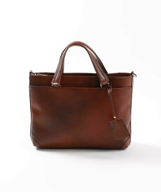 MEN'S BIGI 【SEEKER/シーカー】別注ムラレザー2WAYブリーフケース メンズ ビギ バッグ トートバッグ グリーン ブラウン ブラック【送料無料】