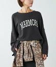 【marmors】ロゴスウェットルーズプルオーバー<セットアップ対応>