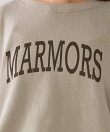 【marmors】ロゴスウェットルーズプルオーバー<セットアップ対応>