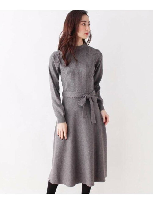 Index 洗える 42 Ll Web限定サイズ ハイネックリブ ピケワンピース Rakuten Fashion 楽天ファッション 旧楽天 ブランドアベニュー Ab5302