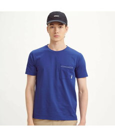 【SALE／30%OFF】AIGLE クールマックス クルーネックTシャツ エーグル トップス カットソー・Tシャツ ブルー ホワイト ベージュ【送料無料】