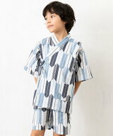 【SALE／50%OFF】RED PONY 甚平 子供服 キッズ 男の子 RED PONY ローブ 着物・浴衣・和装小物 浴衣 グレ…
