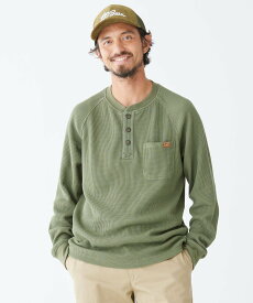 L.L.Bean ビーンビルト・ワッフル・ヘンリー、トラディショナル・フィット （ゆったりフィット）　 米国フィット・レギュラー エルエルビーン トップス カットソー・Tシャツ カーキ レッド ベージュ グレー【送料無料】