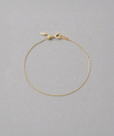 ete [レイヤード] K18YG ミラーカットチェーン ブレスレット エテ アクセサリー・腕時計 ブレスレット・バングル ゴールド【送料無料】