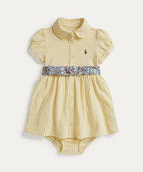 【SALE／50%OFF】POLO RALPH LAUREN (ベビー)ベルテッド オックスフォード メッシュ ポロ ドレス & ブル…