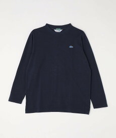 【SALE／30%OFF】SHIPS 【SHIPS別注】LACOSTE: ガーメントダイ ピケ ロングスリーブ Tシャツ (ロンT) シップス トップス カットソー・Tシャツ グレー ネイビー【送料無料】