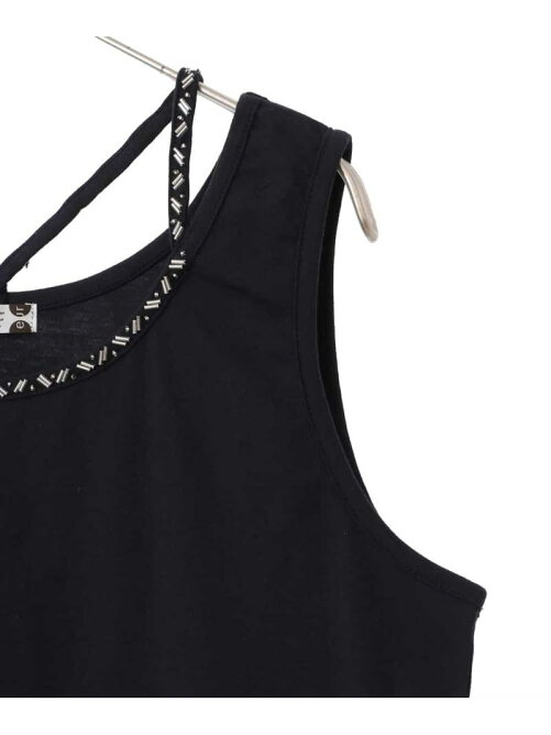 Eur3 洗える 大きいサイズ レイヤード風ビジュータンクトップ Rakuten Fashion 楽天ファッション 旧楽天ブランドアベニュー Ak0304
