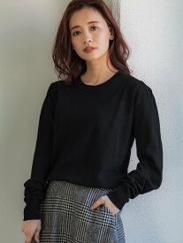 【SALE／25%OFF】coca パワーショルダーニットトップス コカ トップス ニット ブラック グレー