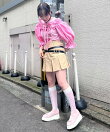 CROSS BELTED MINI SKIRT