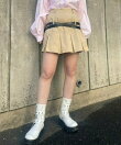 CROSS BELTED MINI SKIRT