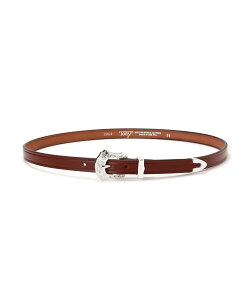 B'2nd TORY LEATHER(�g���[���U�[) 3/4 inch 3-Piece Silver Buckle Set Belt �r�[�Z�J���h �t�@�b�V�����G�� �x���g �u���b�N �u���E���y���������z