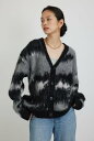 【SALE／30%OFF】AZUL BY MOUSSY 総柄モヘアライクカーディガン アズールバイマウジー トップス カーディガン レッド グレー ネイビー ブラウン ブラック【送料無料】