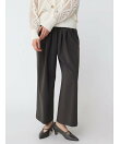ウエストタックストレッチワイドパンツ