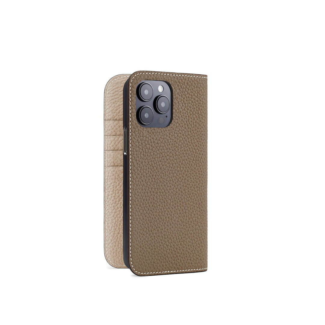 【SALE/50%OFF】BONAVENTURA (iPhone 14 Pro Max) ダイアリーケース シュリンクレザー ボナベンチュラ スマホグッズ・オーディオ機器 スマホ・タブレット・PCケース/カバー グレー ブラック オレンジ ブルー イエロー ブラウン ベージュ ネイビー【送料無料】 - メイン画像 4