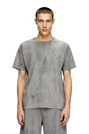 【SALE／40%OFF】DIESEL メンズ Tシャツ T-NORM-T8 ディーゼル トップス カットソー・Tシャツ グレー ピンク【送料無料】