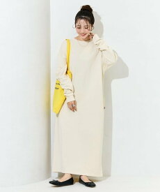 【SALE／30%OFF】FREAK'S STORE USAコットン ビッグ シルエット ロングスリーブ ワンピース【限定展開】 25AW フリークスストア ワンピース・ドレス ワンピース ネイビー ブルー グリーン ベージュ ブラック ブラウン イエロー