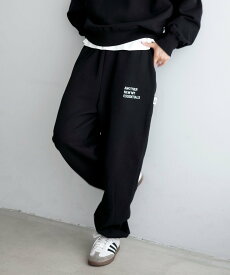 【SALE／25%OFF】ANME 裏起毛 ロゴ 刺繍 ANME スウェット パンツ ANME アンメ アンドミー パンツ その他のパンツ ホワイト ブラック ブラウン【送料無料】