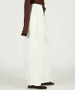 ハイウエストベルトタックパンツ / High-Waist Belted Tuck Pants