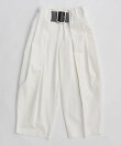 ハイウエストベルトタックパンツ / High-Waist Belted Tuck Pants