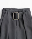 ハイウエストベルトタックパンツ / High-Waist Belted Tuck Pants