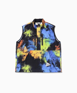 and wander Gramicci × and wander brushed nylon vest �A���h�����_�[ �W���P�b�g�E�A�E�^�[ ���̑��̃W���P�b�g�E�A�E�^�[ �u���b�N �C�G���[�y���������z