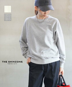 THE SHINZONE �U �V���]�[�� USEFUL SWEATSHIRT �u���[�R���u���[ �g�b�v�X �X�E�F�b�g�E�g���[�i�[�y���������z