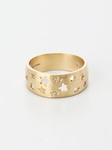 sowi sowi/【K18・ダイヤモンド】スターダストコレクション 透かしリング ソーイ アクセサリー リング ゴールド【送料無料】