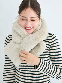 coca 【新色追加！】フェイクファーティペット コカ ファッション雑貨 マフラー・ストール・ネックウォーマー ベージュ ブルー レッド