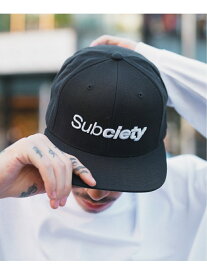 【SALE／20%OFF】Subciety Subciety/(U)SNAP BACK CAP-THE BASE- サブサエティ 帽子 キャップ ブラック【送料無料】