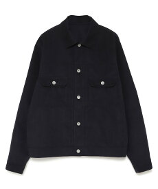 SEAGREEN (M)ECO LUXURY SUEDE TRACKER JACKET タトラスコンセプトストア ジャケット・アウター その他のジャケット・アウター ブラウン ホワイト ネイビー【送料無料】