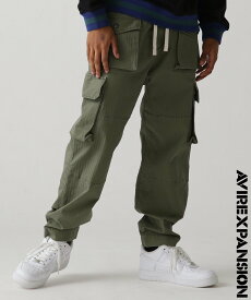 AVIREX 《AVIREX * EXPANSION》STRETCH BUSH CARGO PANTS / ストレッチ ブッシュ カーゴ パンツ アヴィレックス パンツ その他のパンツ グリーン グレー【送料無料】