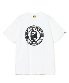A BATHING APE CITY CAMO BUSY WORKS TEE ア ベイシング エイプ トップス カットソー・Tシャツ ブラック ホワイト【送料無料】
