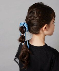 【SALE／20%OFF】a.v.v [KIDS]リボンポニー アー・ヴェ・ヴェ ヘアアクセサリー その他のヘアアクセサリー ブルー ホワイト ブラック