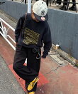 【WEB限定】【UNISEX】メッセージロゴ裏毛スウェット
