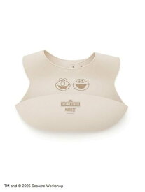 SESAME STREET MARKET 【BABY】シリコンスタイ セサミストリートマーケット マタニティウェア・ベビー用品 スタイ・よだれかけ ベージュ ピンク