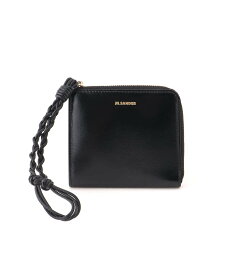 JIL SANDER TANGLE カードフォルダー ジル サンダー 財布・ポーチ・ケース 名刺入れ・カードケース ベージュ ブラック【送料無料】