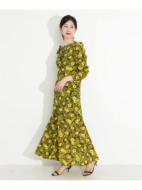 Vermeil Par Iena トーンフラワーギャザーワンピース Rakuten Fashion 楽天ファッション 旧楽天ブランドアベニュー Ct5307