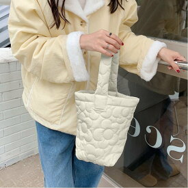 【SALE／30%OFF】Aimoon ミニトートバッグ パステルカラー 韓国 ミニミニストア バッグ ショルダーバッグ ブラウン ブルー グリーン ピンク ホワイト イエロー